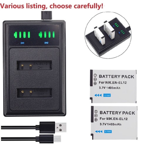 El12 batteria doppio - en-el12,