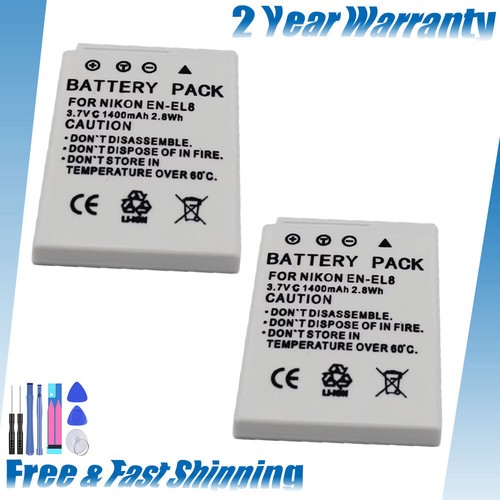 Batteria el8 per nikon - 2x,