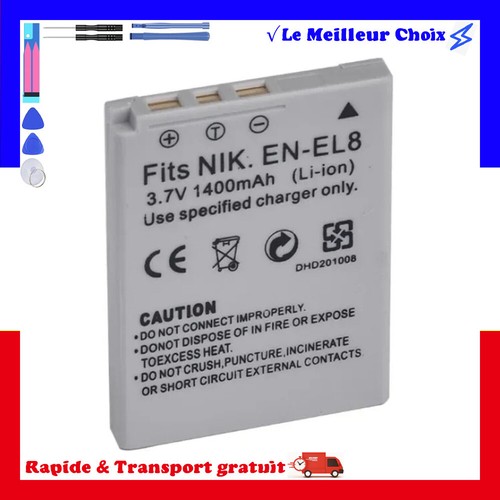 Batterie 1400mah type el8 - 1400mah, en-el8
